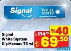 SİGNAL WHİTE SYSTEM DİŞ MACUNU 75 ML